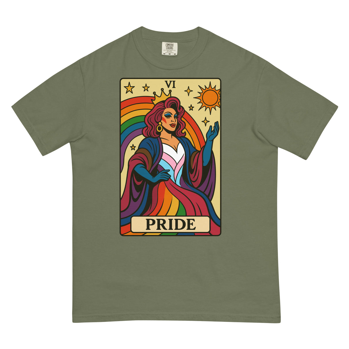 Pride Tarot (Boxy Tee)-Boxy T-Shirt-Swish Embassy