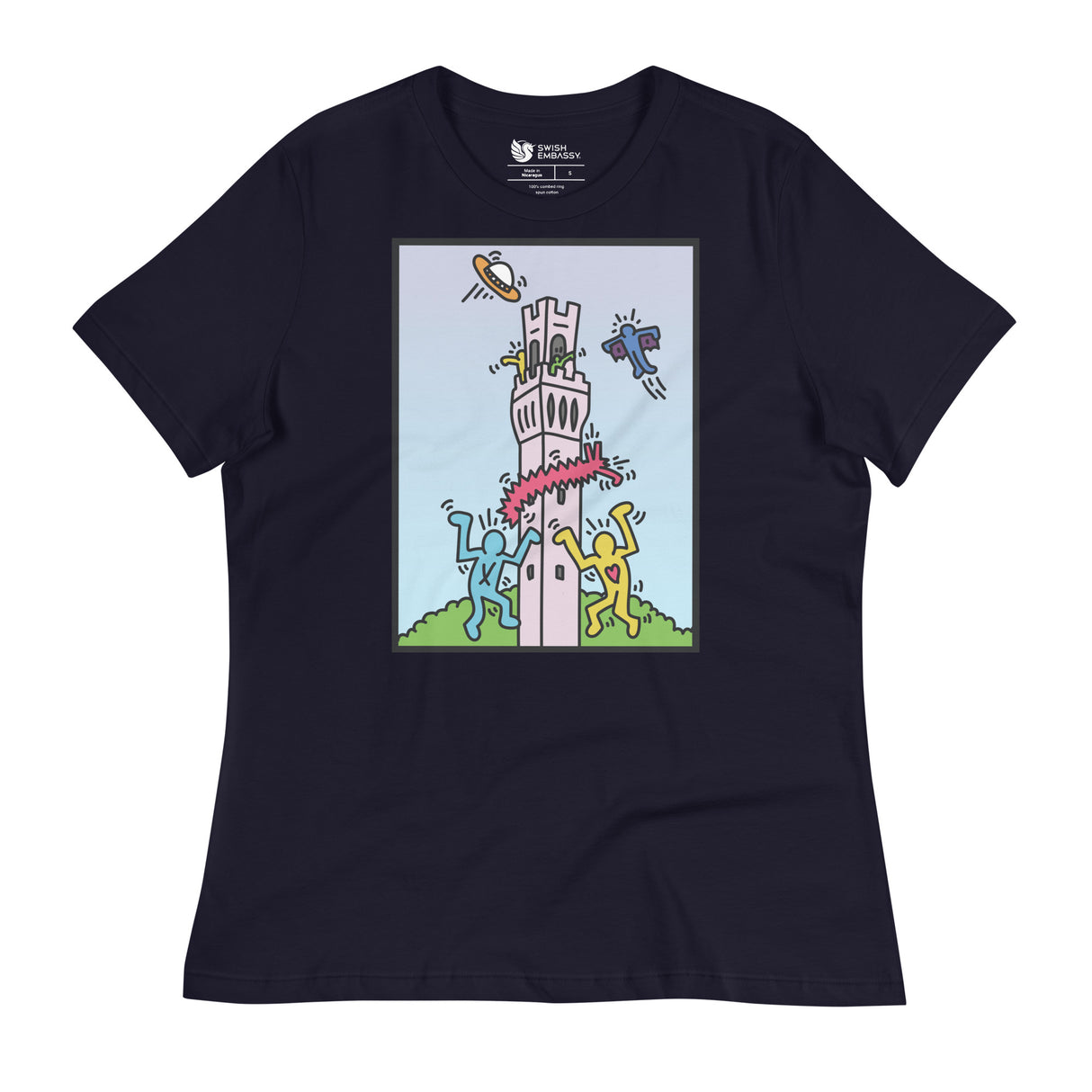 PTown Monument (Women's Relaxed T-Shirt)-Women's T-Shirts-Swish Embassy