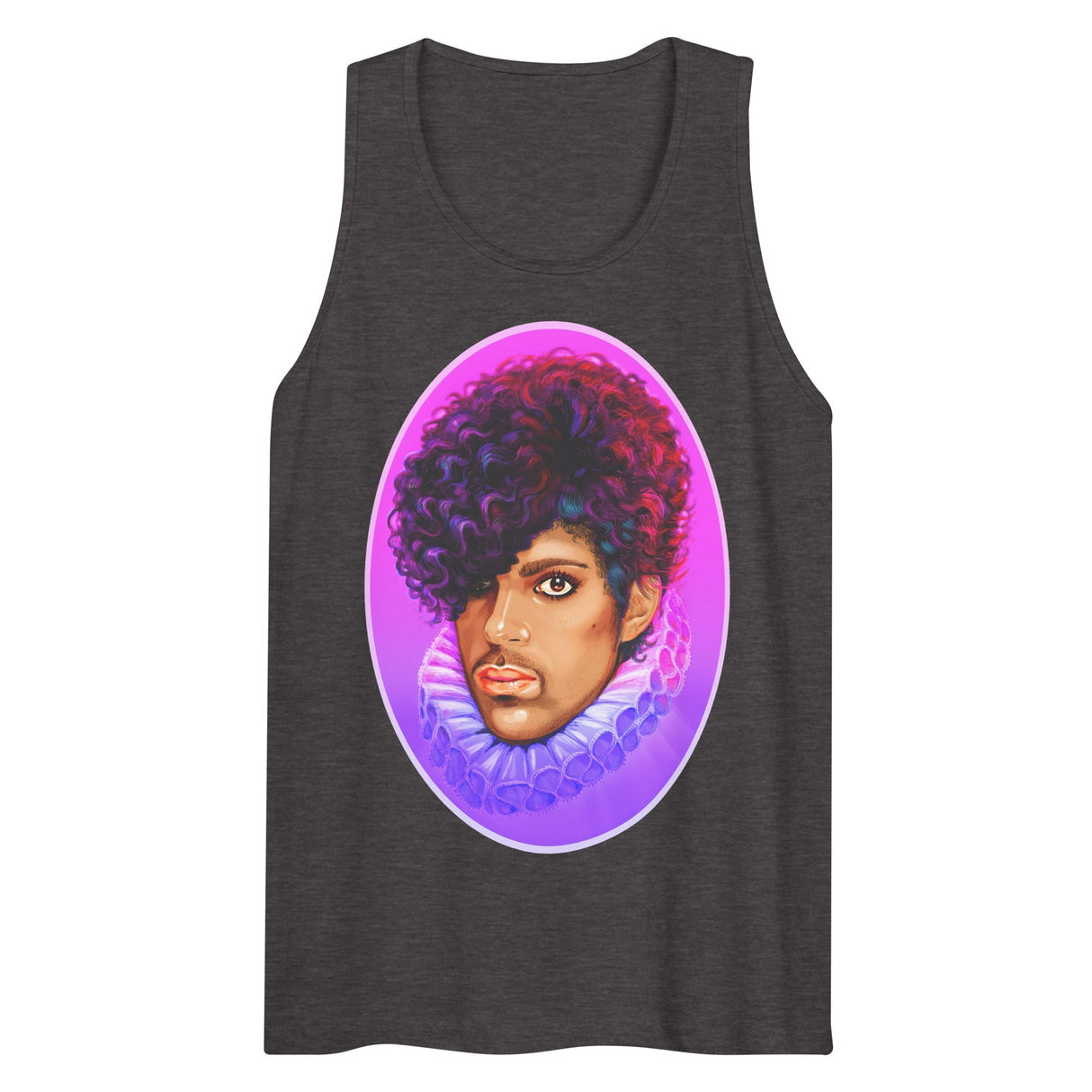 Purple Ruffles (Tank Top)-Tank Top-Swish Embassy