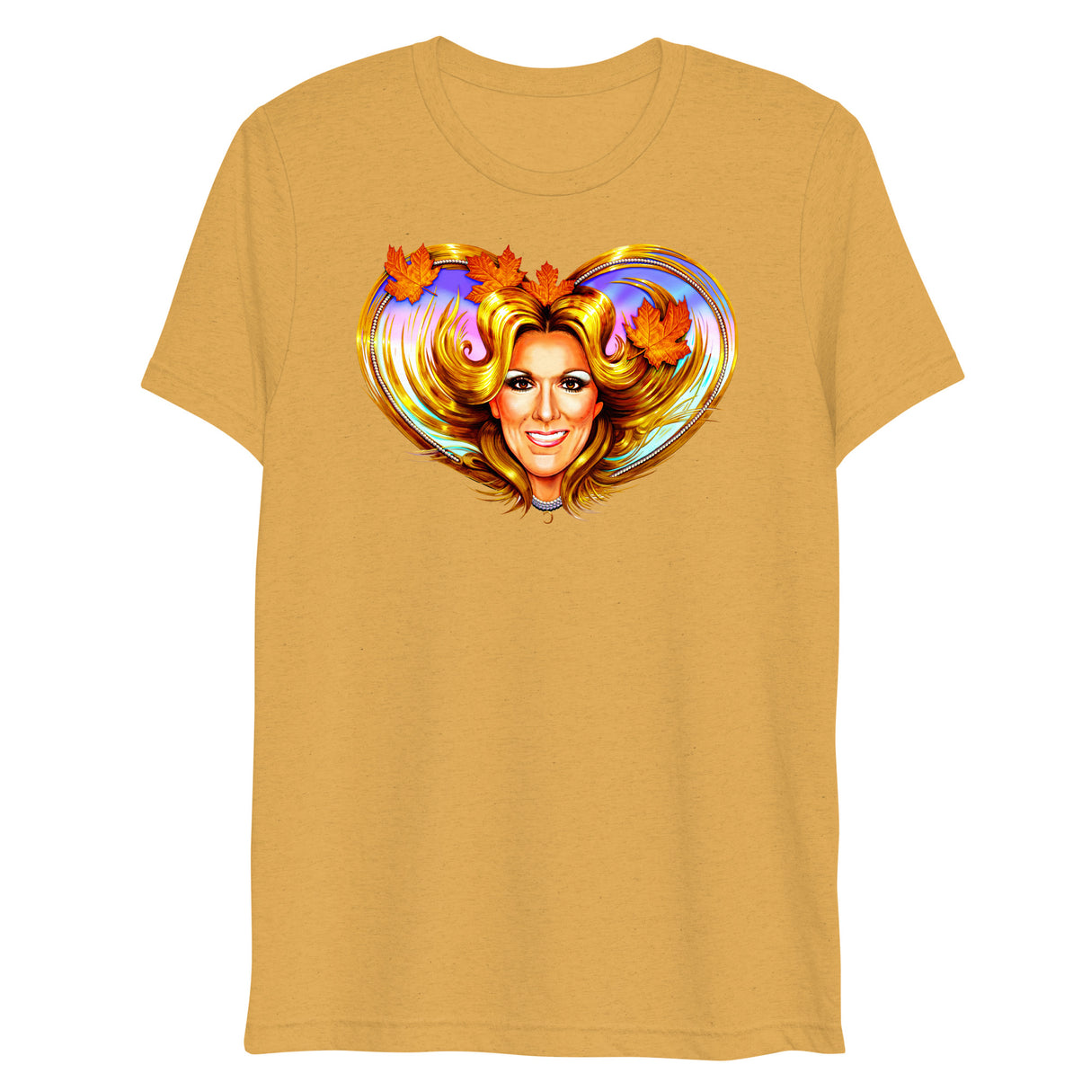 Queen of Hearts and High Notes (Triblend)-Triblend T-Shirt-Swish Embassy