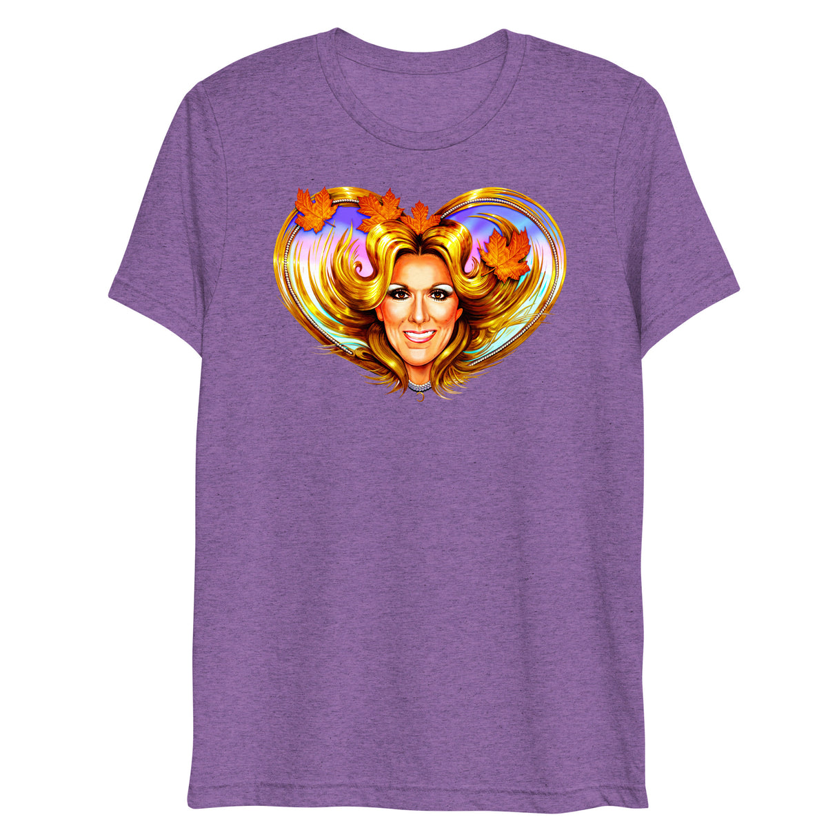 Queen of Hearts and High Notes (Triblend)-Triblend T-Shirt-Swish Embassy