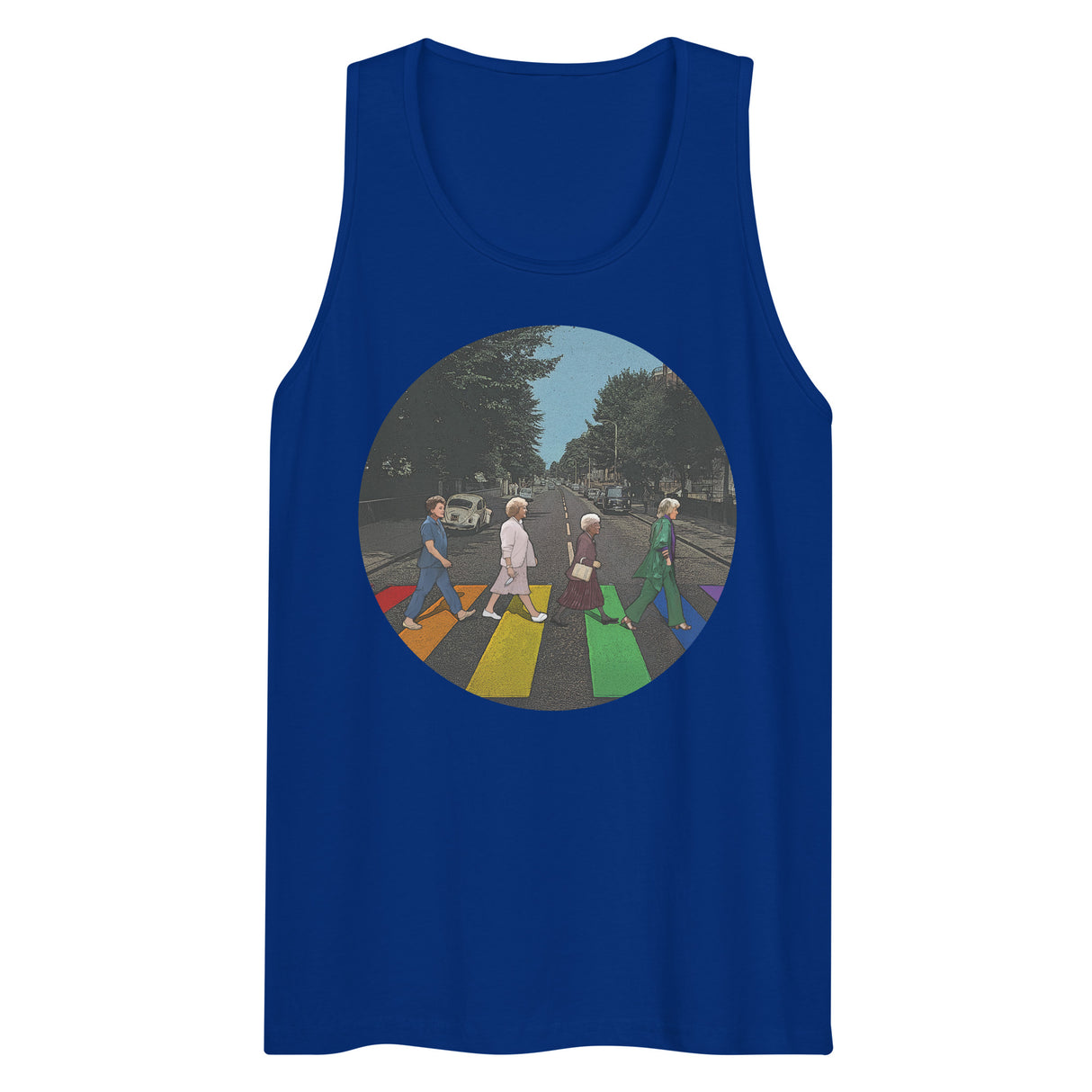 Rainbow Crossing Girls (Tank Top)-Tank Top-Swish Embassy