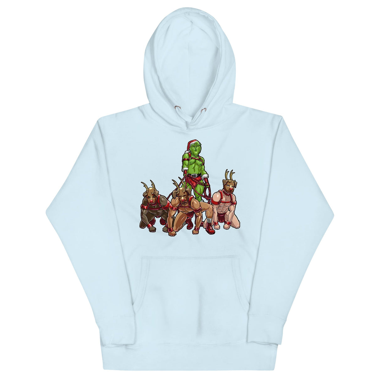 Reindeer Gains (Hoodie)-Christmas Hoodies-Swish Embassy