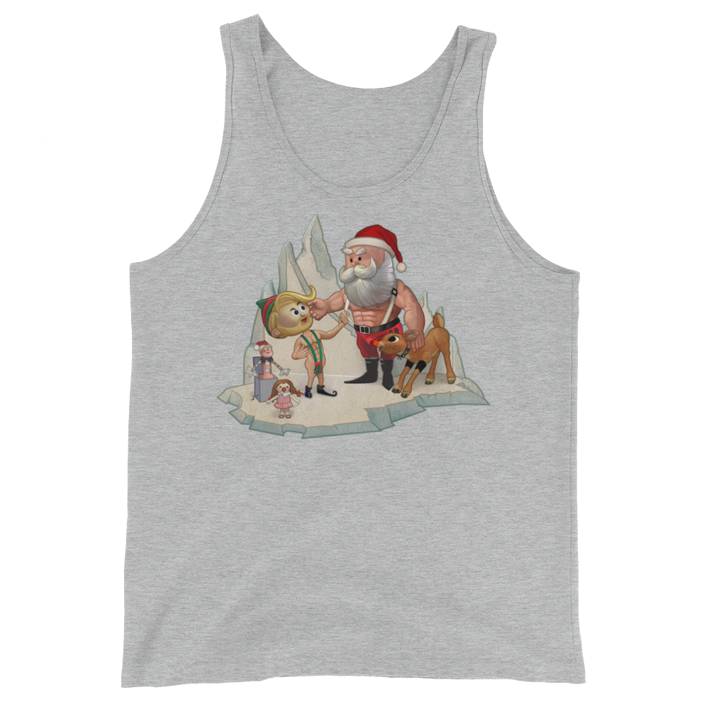 Santa's Little Helper (Tank Top)-Christmas Tank Tops-Swish Embassy
