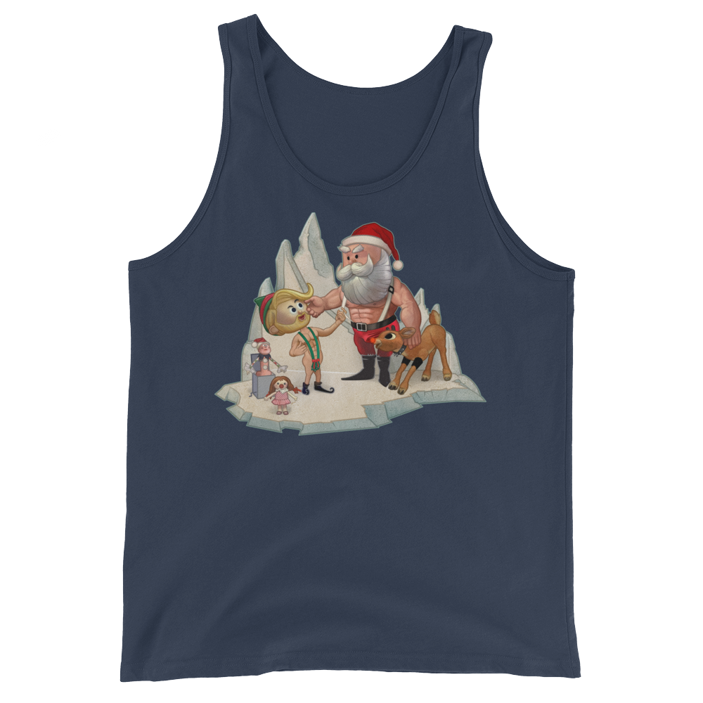 Santa's Little Helper (Tank Top)-Christmas Tank Tops-Swish Embassy