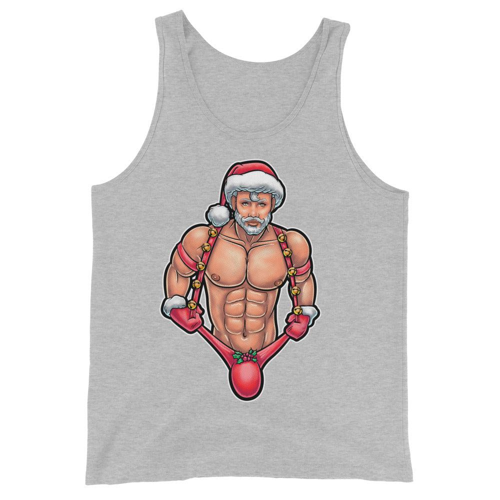 Santa's Packing (Tank Top)-Christmas Tank Tops-Swish Embassy