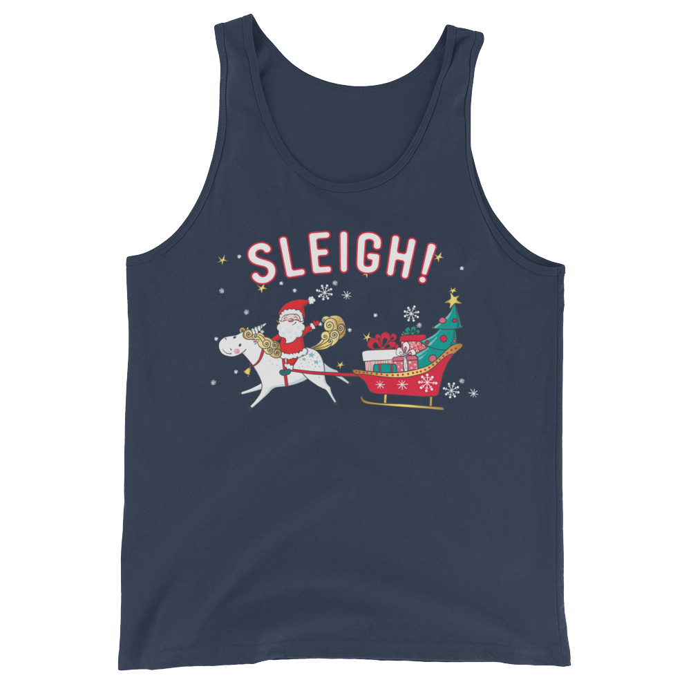 Sleigh! (Tank Top)-Christmas Tank Tops-Swish Embassy