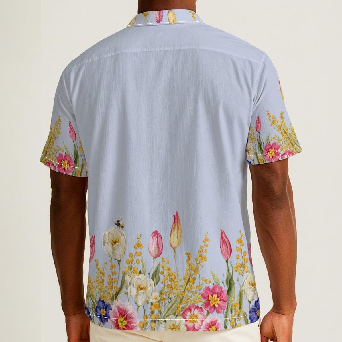 Spring In Your Step (Cotton Button Shirt)-Cotton Button Shirt-Swish Embassy