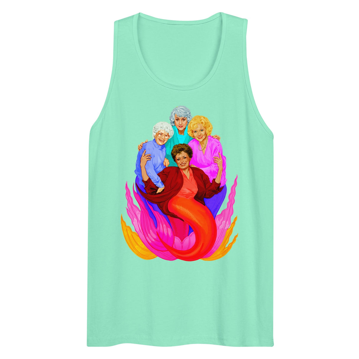 Thank You for Being a Finned (Tank Top)-Tank Top-Swish Embassy