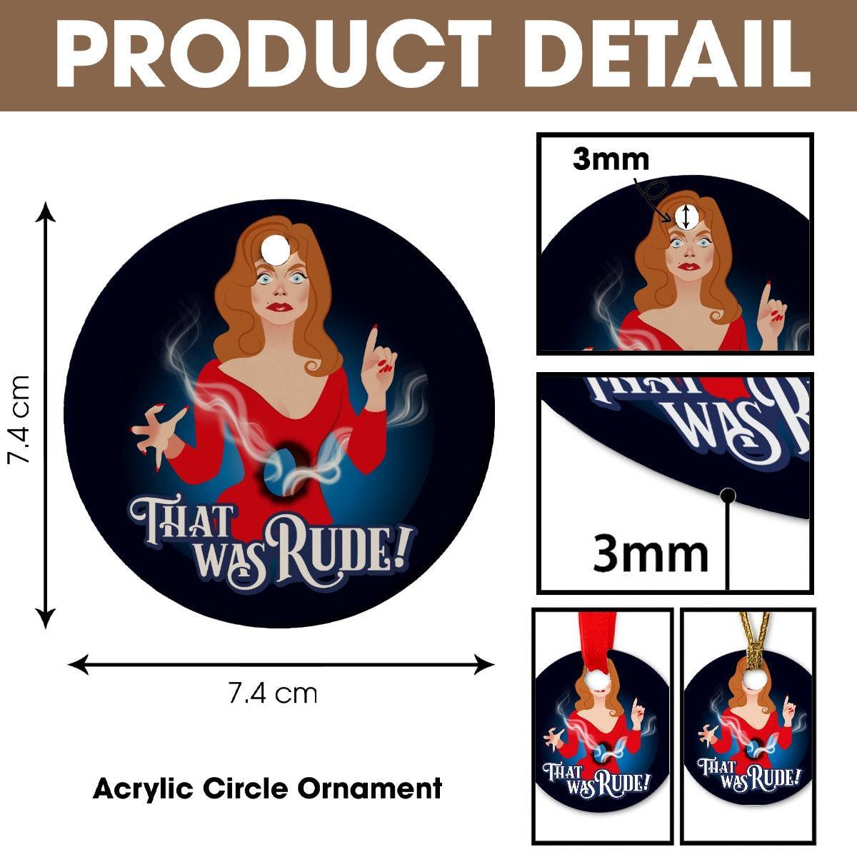 That Was Rude (Ceramic Holiday Keepsake)-Ceramic Holiday Keepsake-Swish Embassy