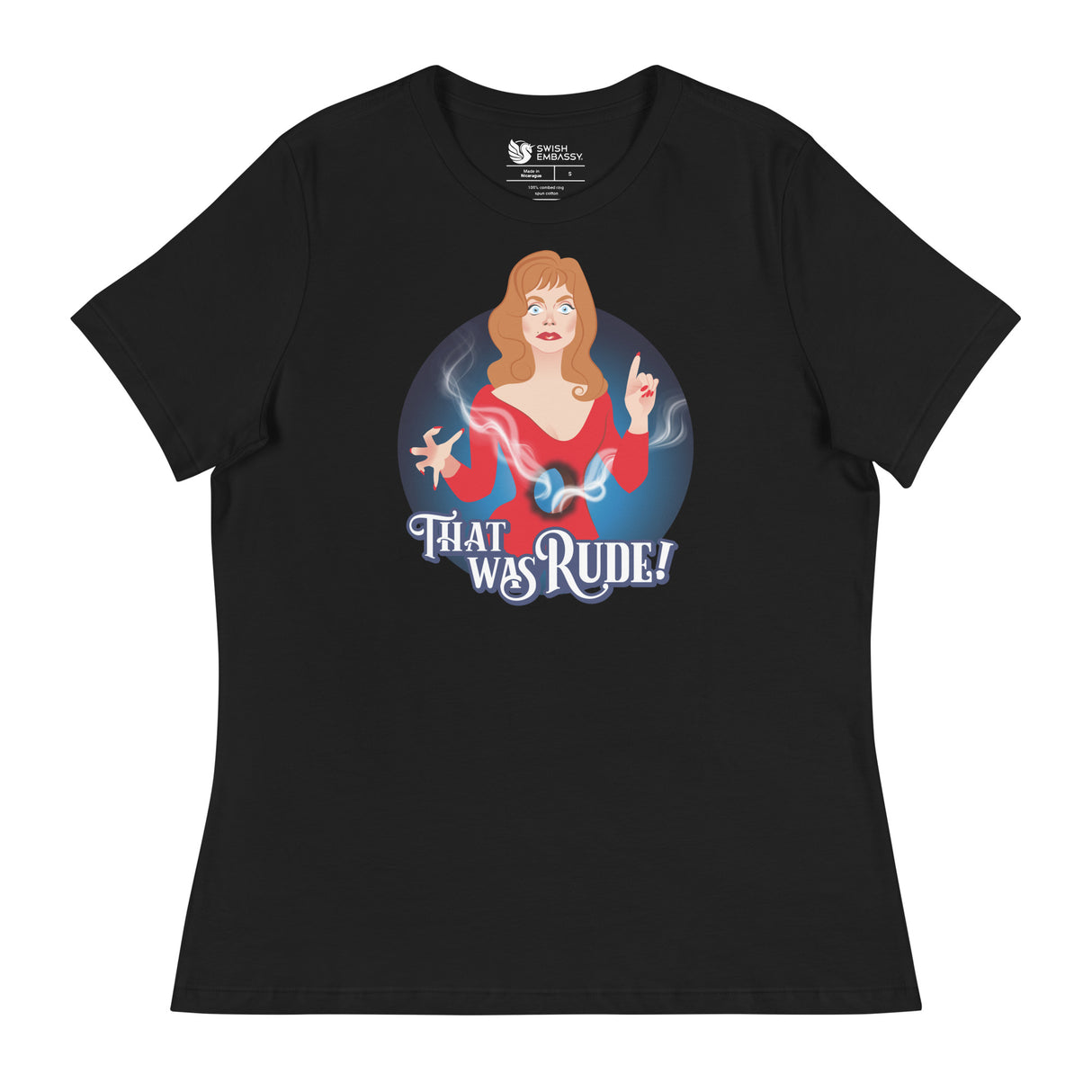 That Was Rude (Women's Relaxed T-Shirt)-Women's T-Shirts-Swish Embassy
