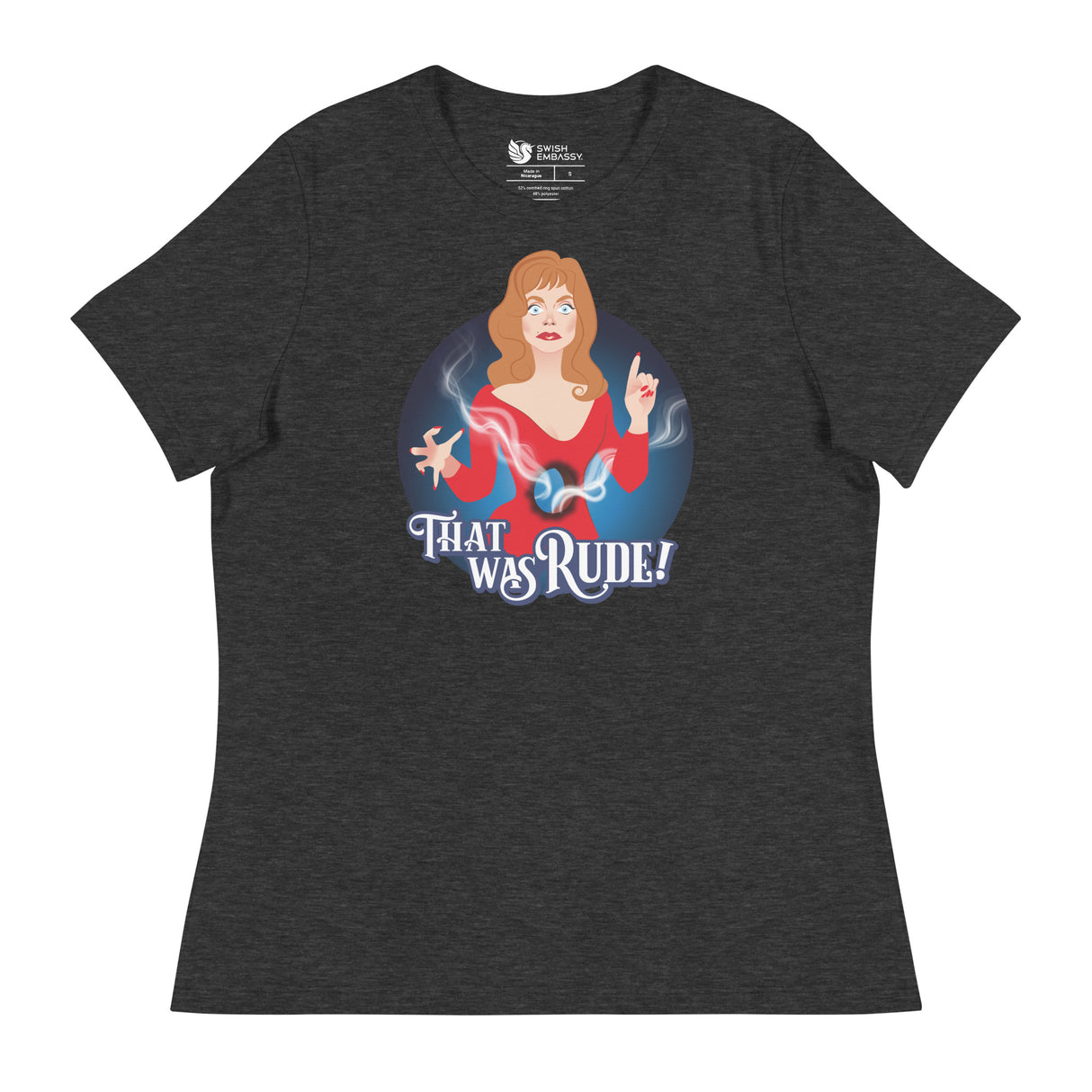 That Was Rude (Women's Relaxed T-Shirt)-Women's T-Shirts-Swish Embassy