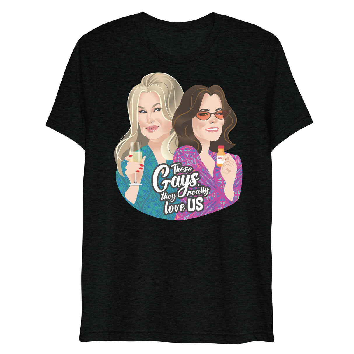 These Gays Love Us (Triblend)-Triblend T-Shirt-Swish Embassy