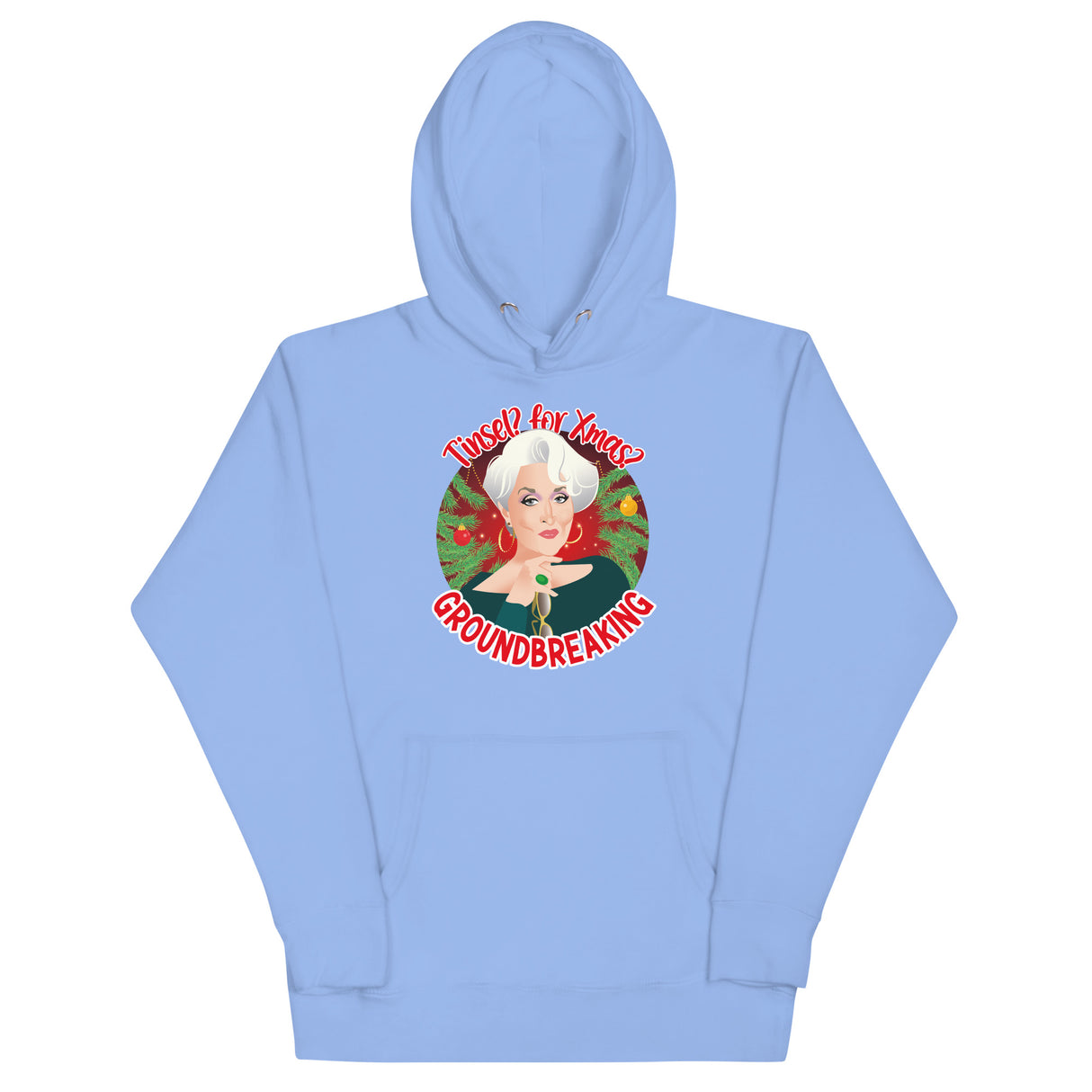 Tinsel for Xmas? Groundbreaking (Hoodie)-Christmas Hoodies-Swish Embassy