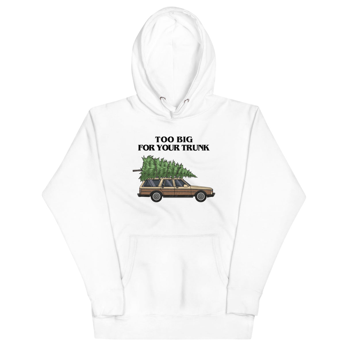 Too Big For Your Trunk (Hoodie)-Christmas Hoodies-Swish Embassy