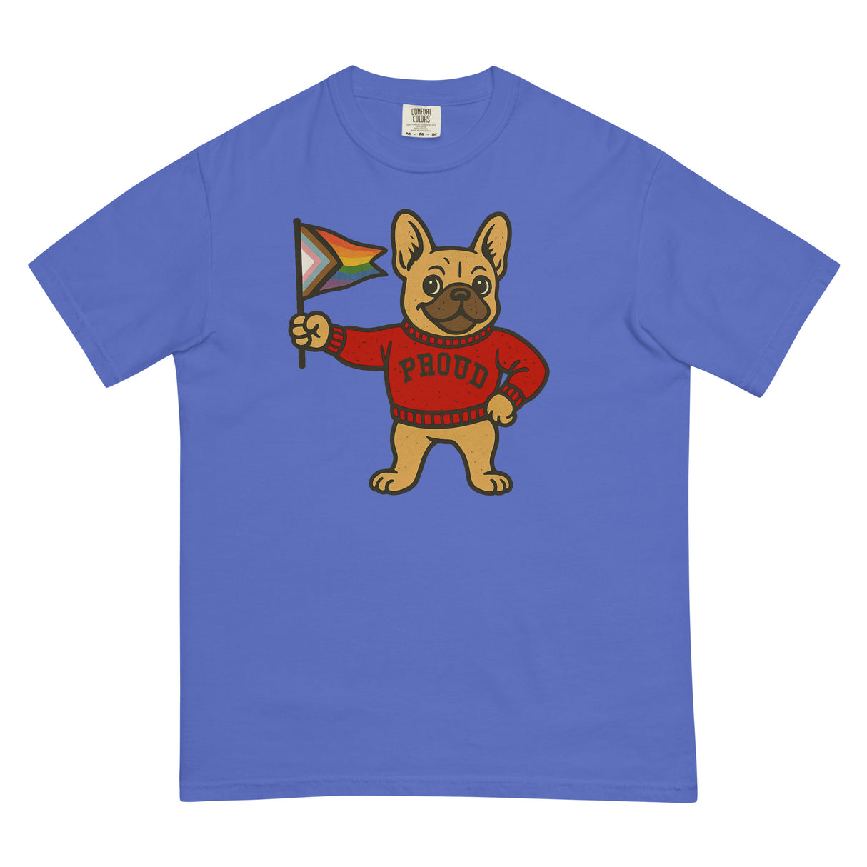 Varsity Pride Puppy (Boxy Tee)-Boxy T-Shirt-Swish Embassy