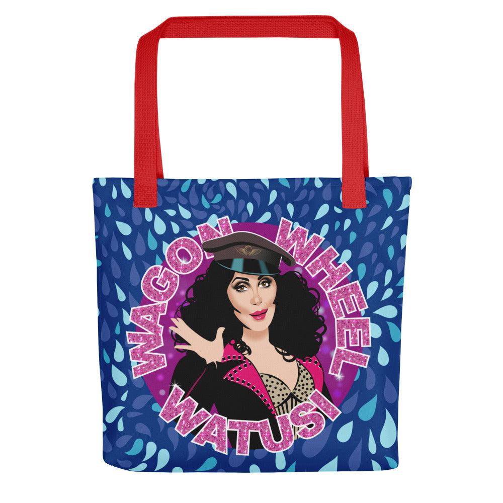 Wagon Wheel Watusi (Tote bag)-Bags-Swish Embassy