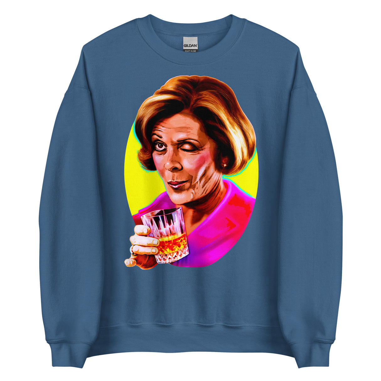 Wink and Drink (Sweatshirt)-Sweatshirt-Swish Embassy