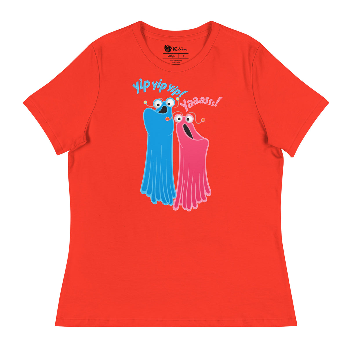 Yip Yip Yasss (Women's Relaxed T-Shirt)-Women's T-Shirts-Swish Embassy