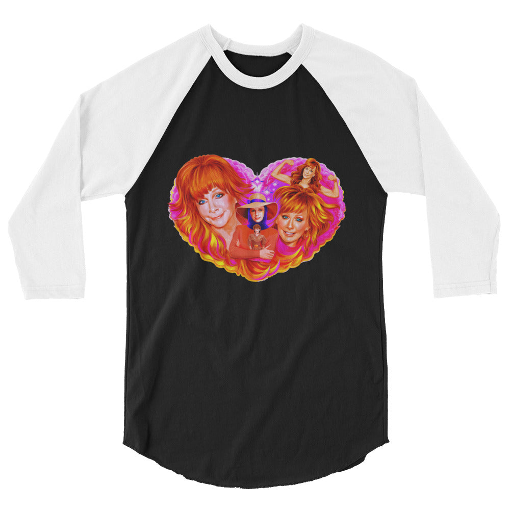 Fancy Like This (Raglan) - Black/White