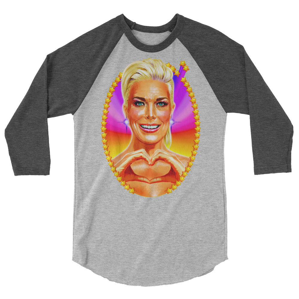 Big Boss Energy (Raglan) - Heather Grey/Heather Charcoal