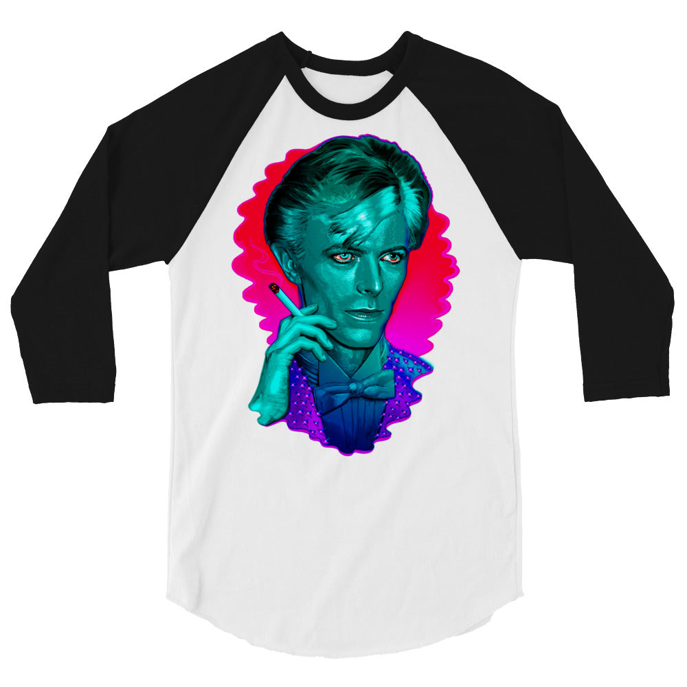 The Man Who Sold the Hue (Raglan) - White/Black