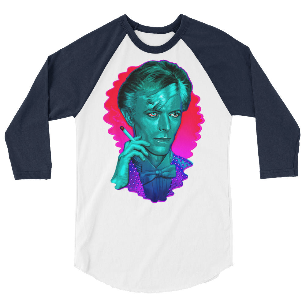 The Man Who Sold the Hue (Raglan) - White/Navy