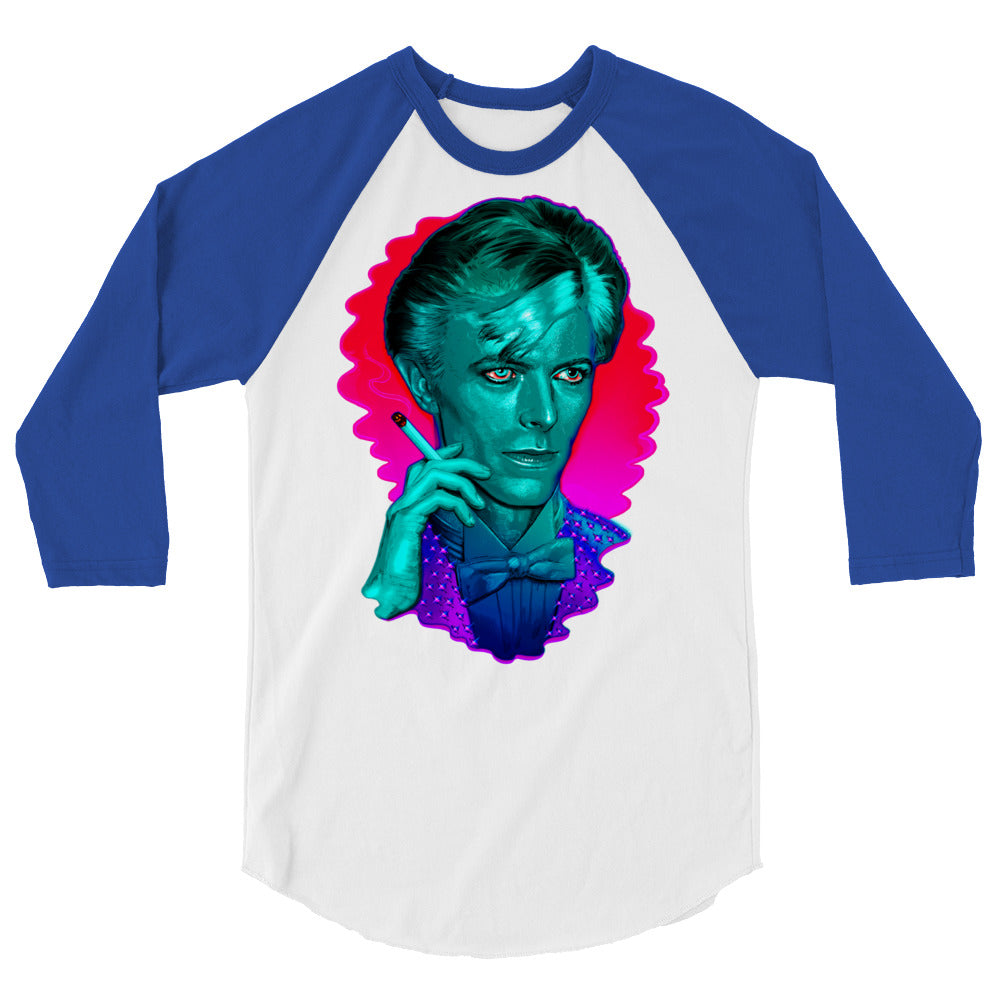 The Man Who Sold the Hue (Raglan) - White/Royal
