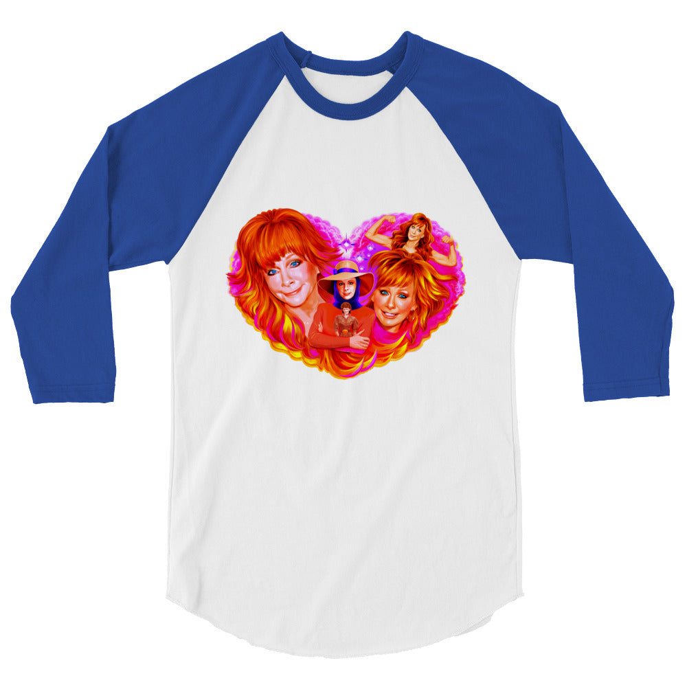 Fancy Like This (Raglan) - White/Royal