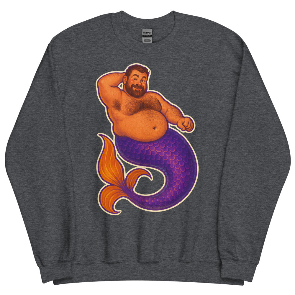 Mer-Grrr (Sweater) - Dark Heather