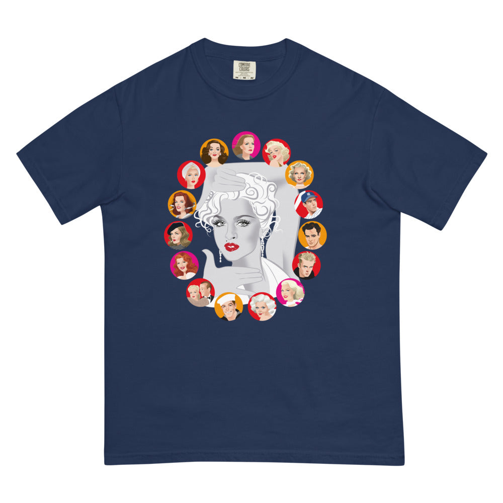 Dietrich and DiMaggio (Boxy Tee) - True Navy
