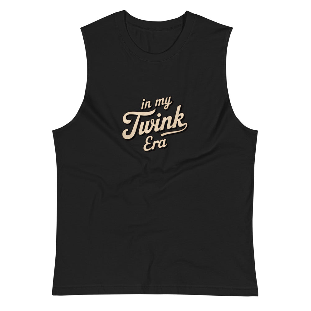 In My Twink Era (Muscle Shirt) - Black