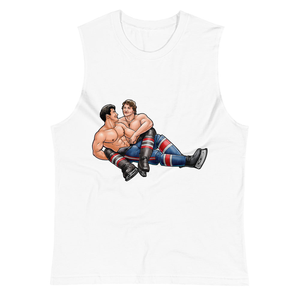 Down to Puck (Muscle Shirt) - White