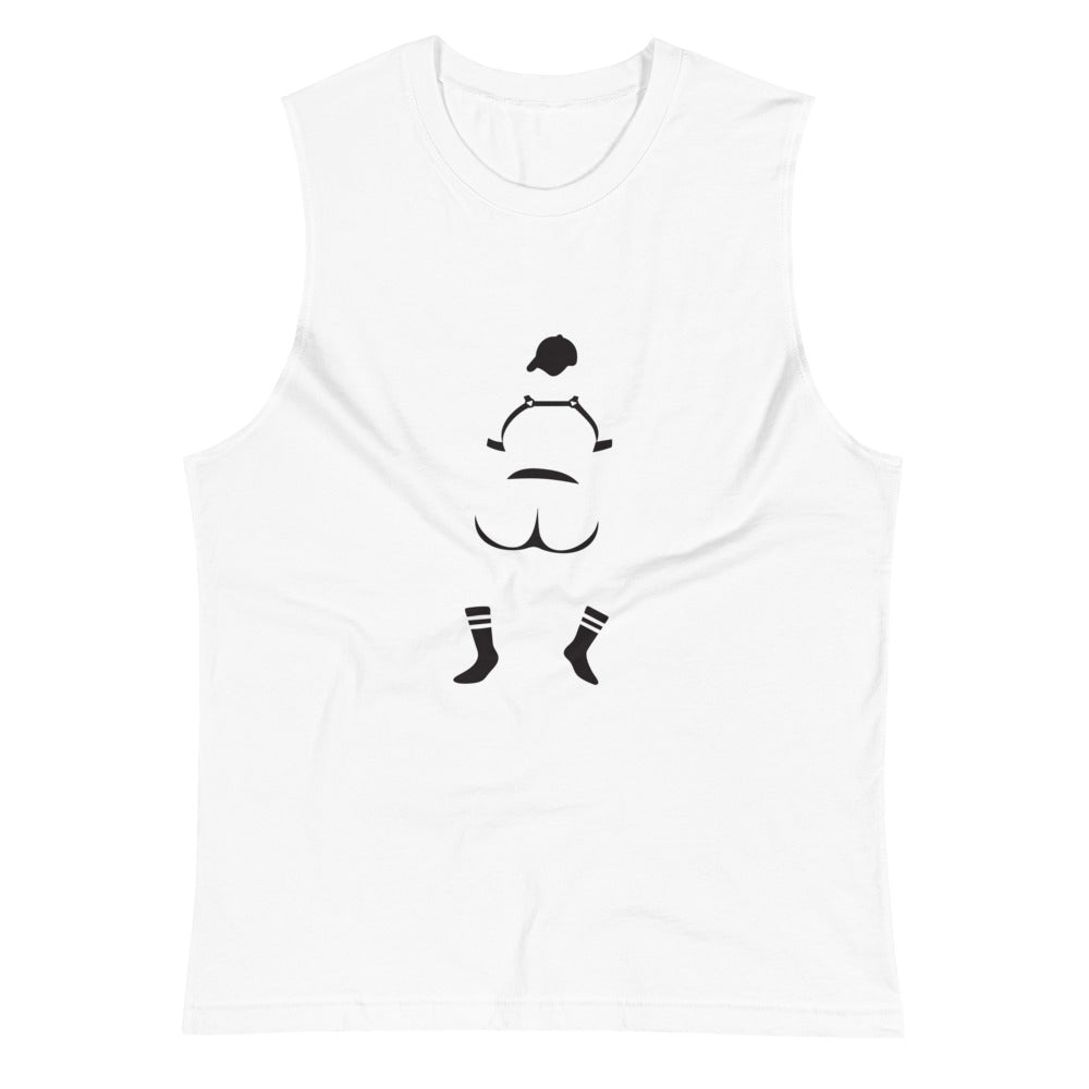 Silhouette (Muscle Shirt) - White