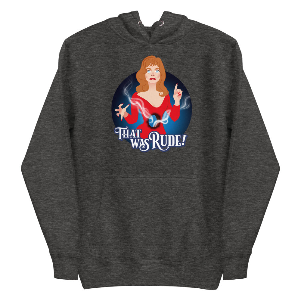 That Was Rude (Hoodie) - Charcoal Heather
