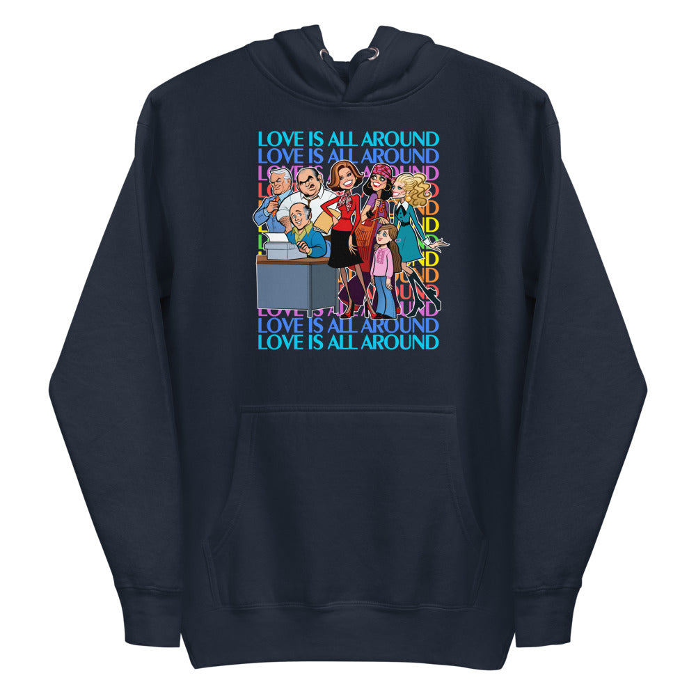 Newsroom (Hoodie) - Navy Blazer