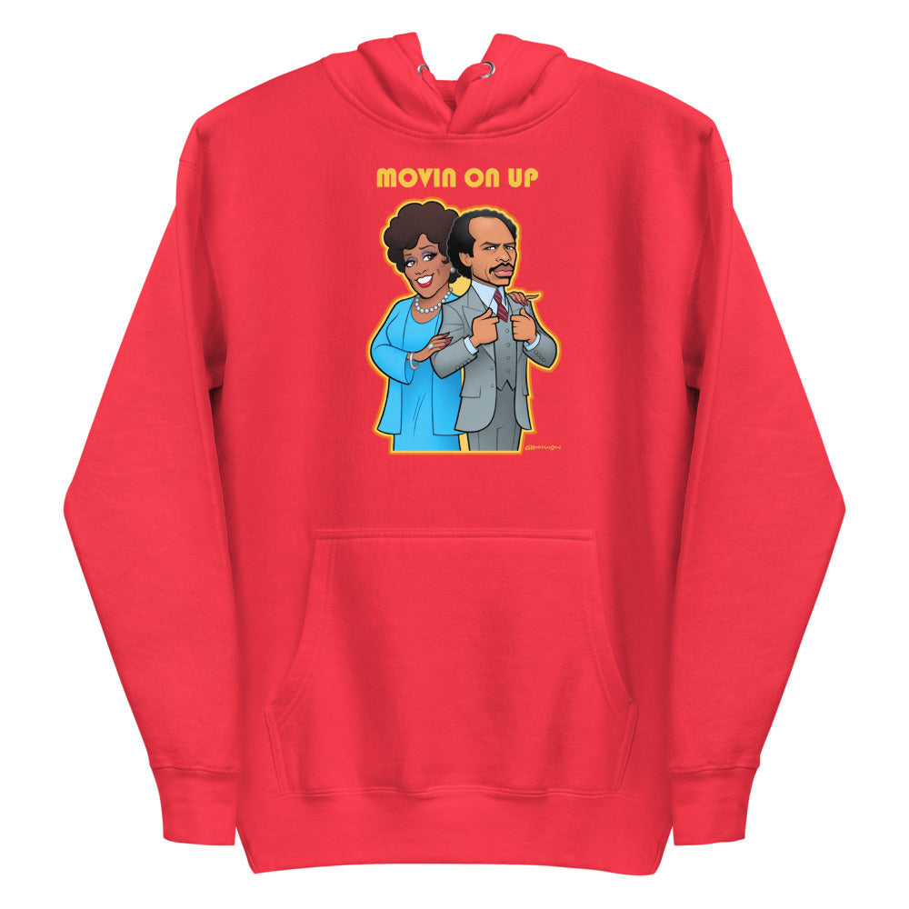 Movin on Up (Hoodie) - Team Red