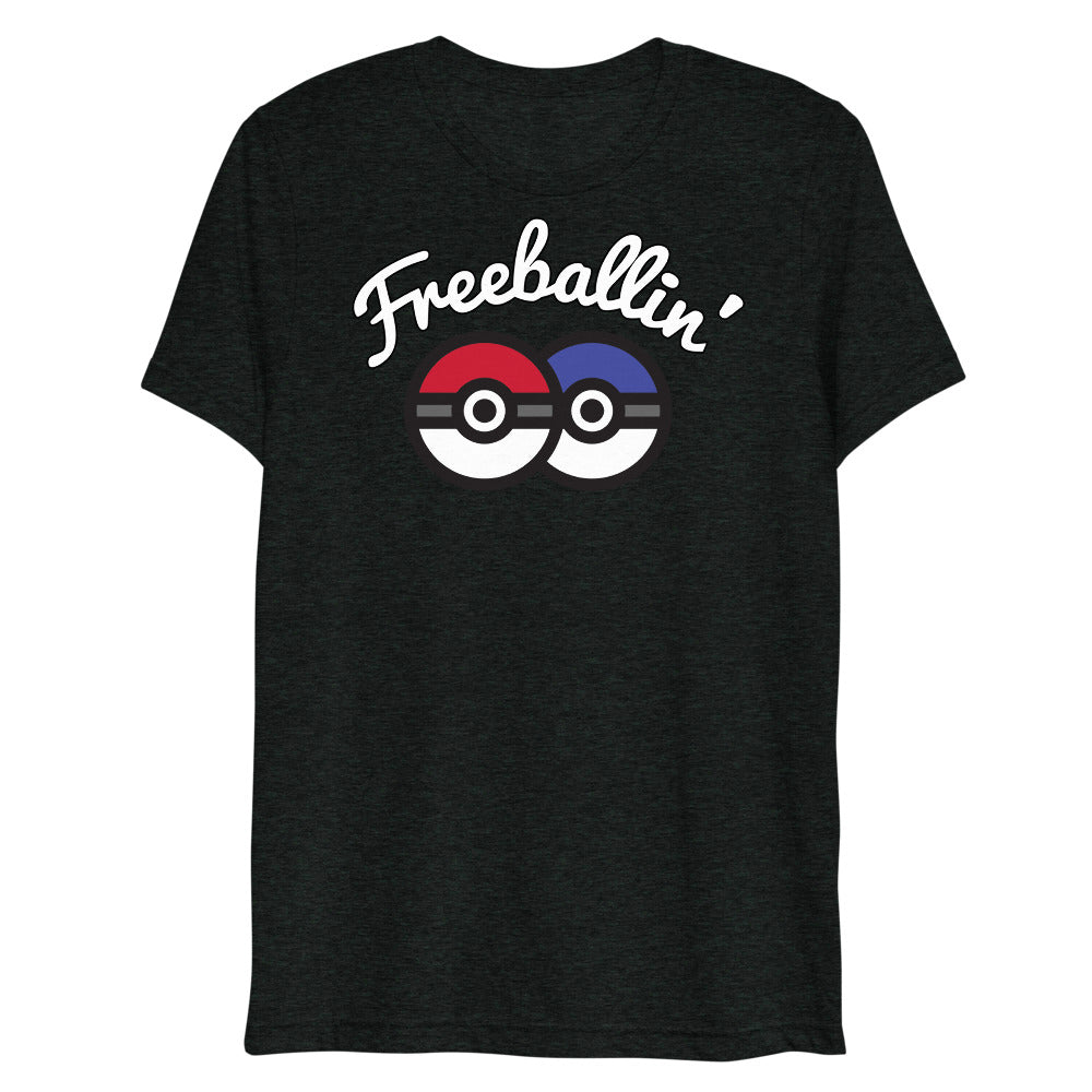Freeballin' (Triblend) - Charcoal-Black Triblend