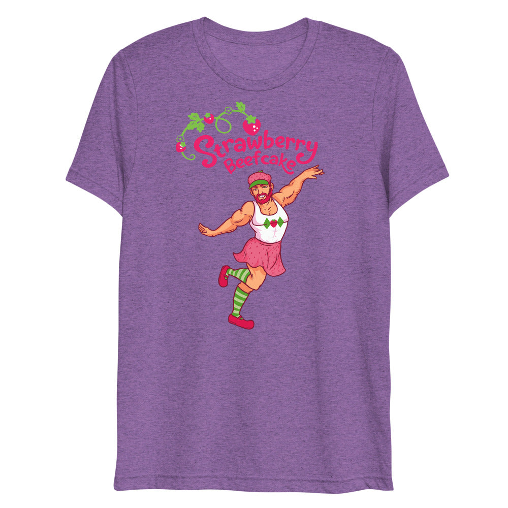 Strawberry Beefcake (Triblend) - Purple Triblend