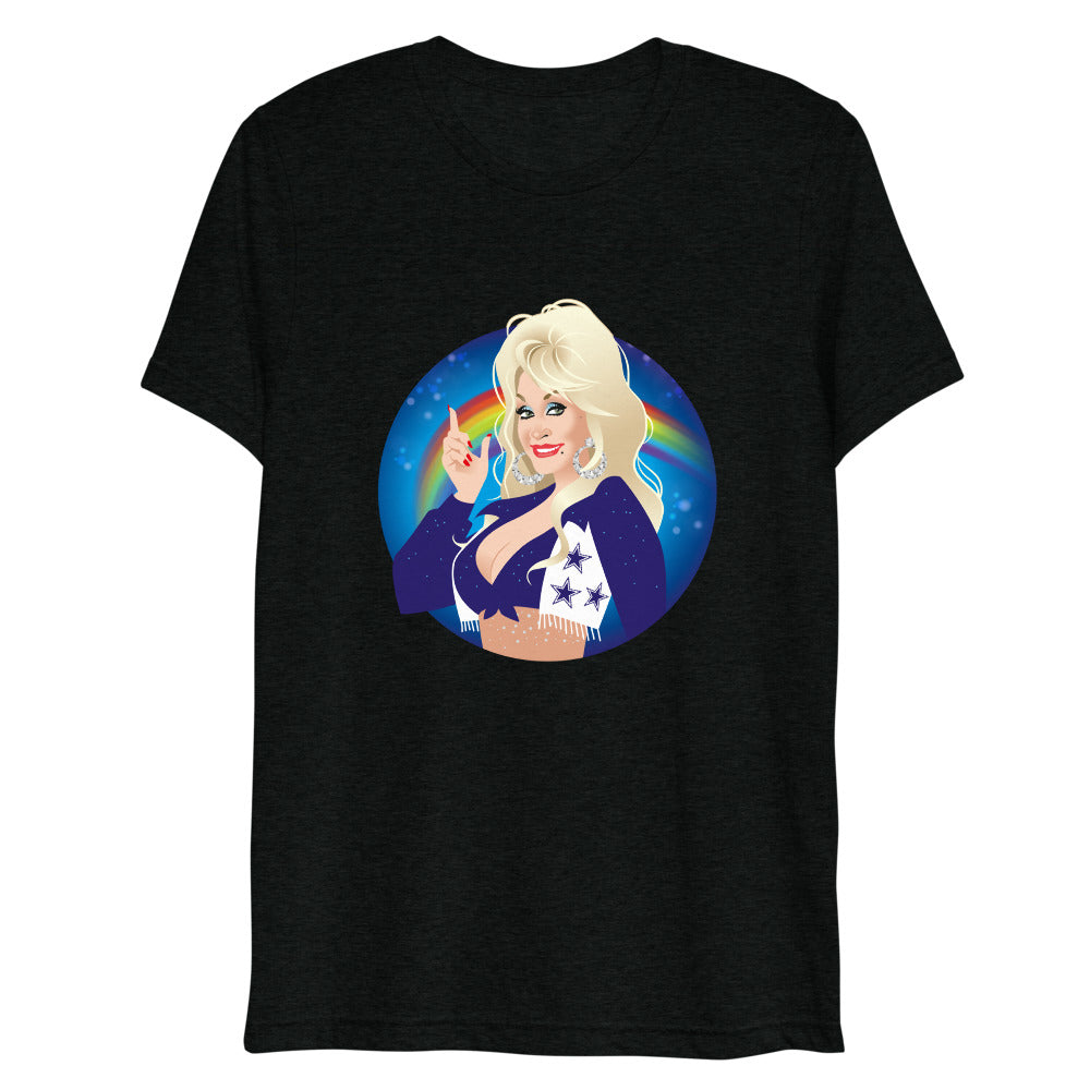 Here Comes the Rainbow (Triblend) - Solid Black Triblend