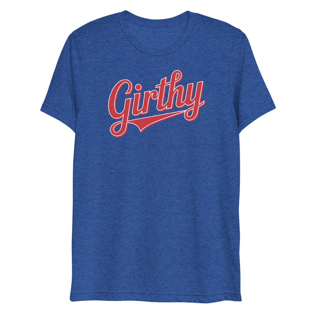 Girthy Text (Triblend) - True Royal Triblend