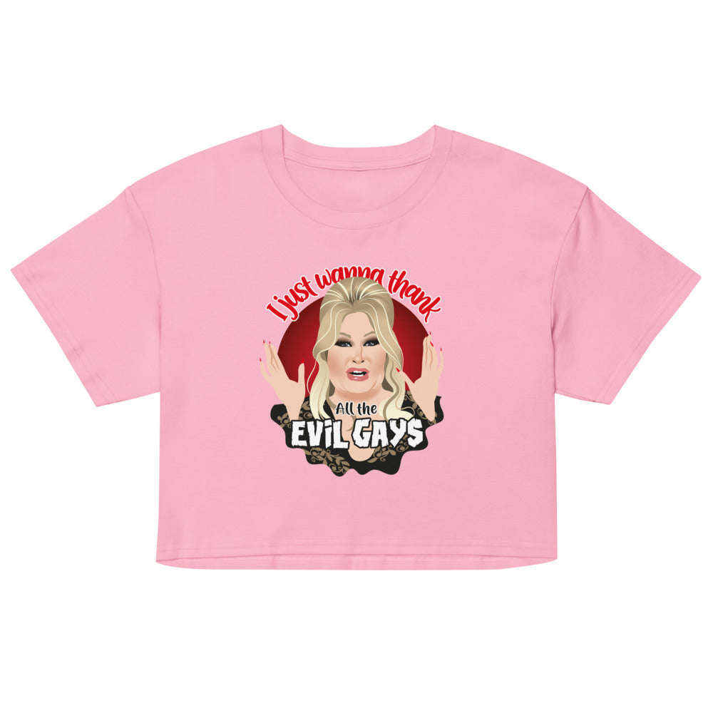 Evil Gays (Crop Top) - Bubblegum