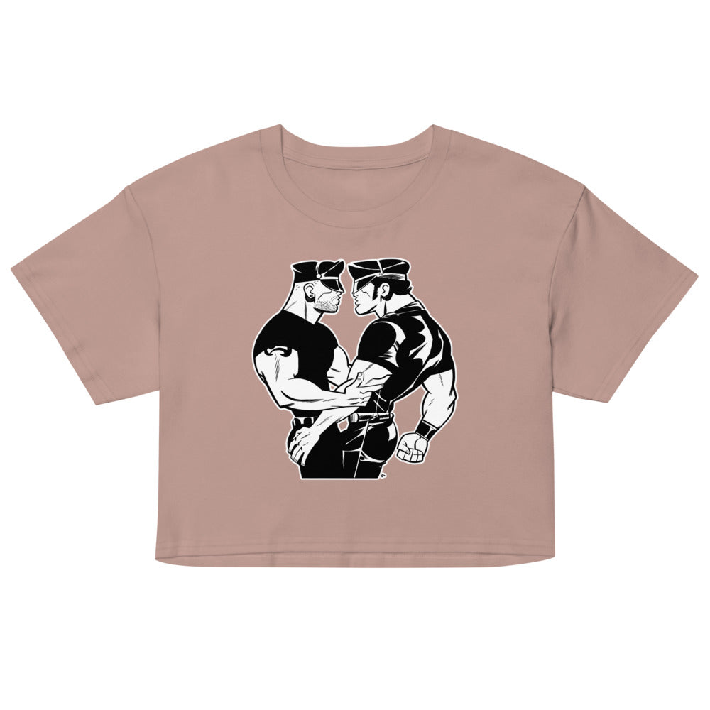 Dark Room (Crop Top) - Hazy Pink