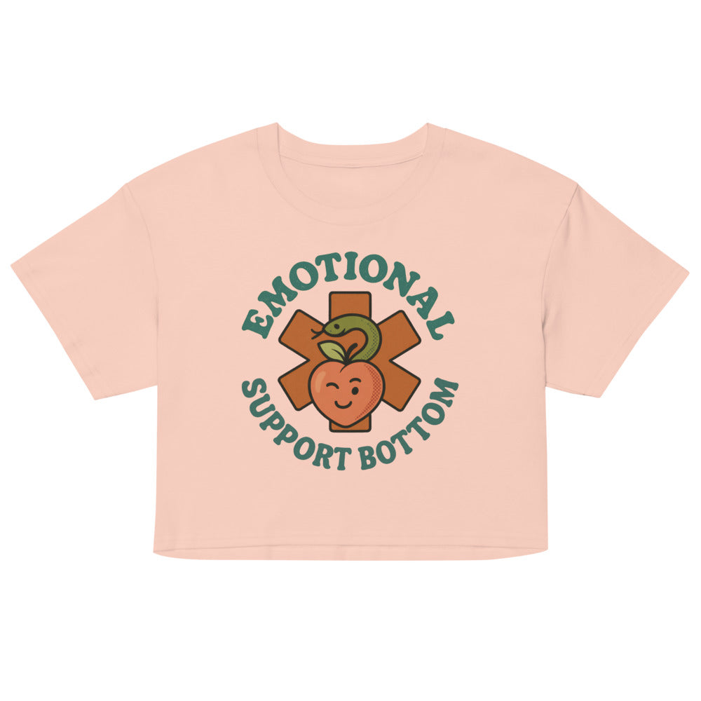 Emotional Support Bottom (Crop Top) - Pale Pink