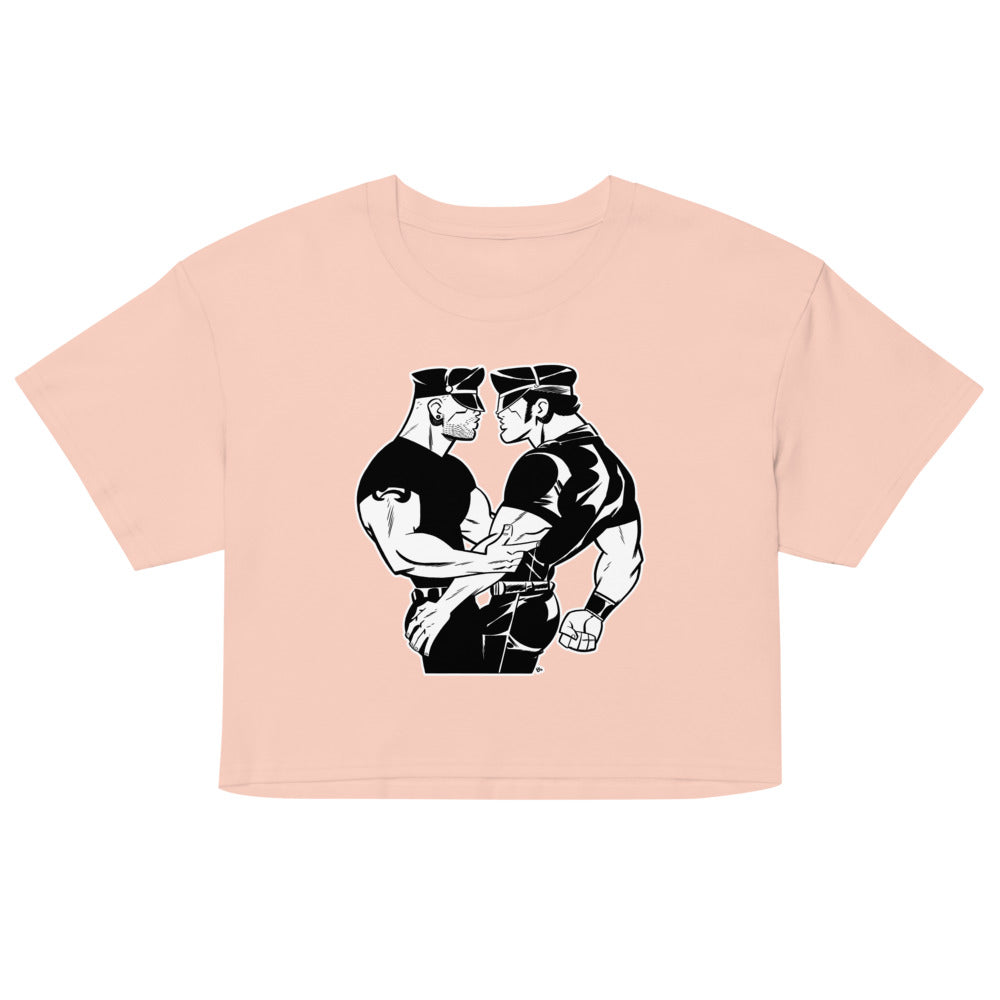 Dark Room (Crop Top) - Pale Pink