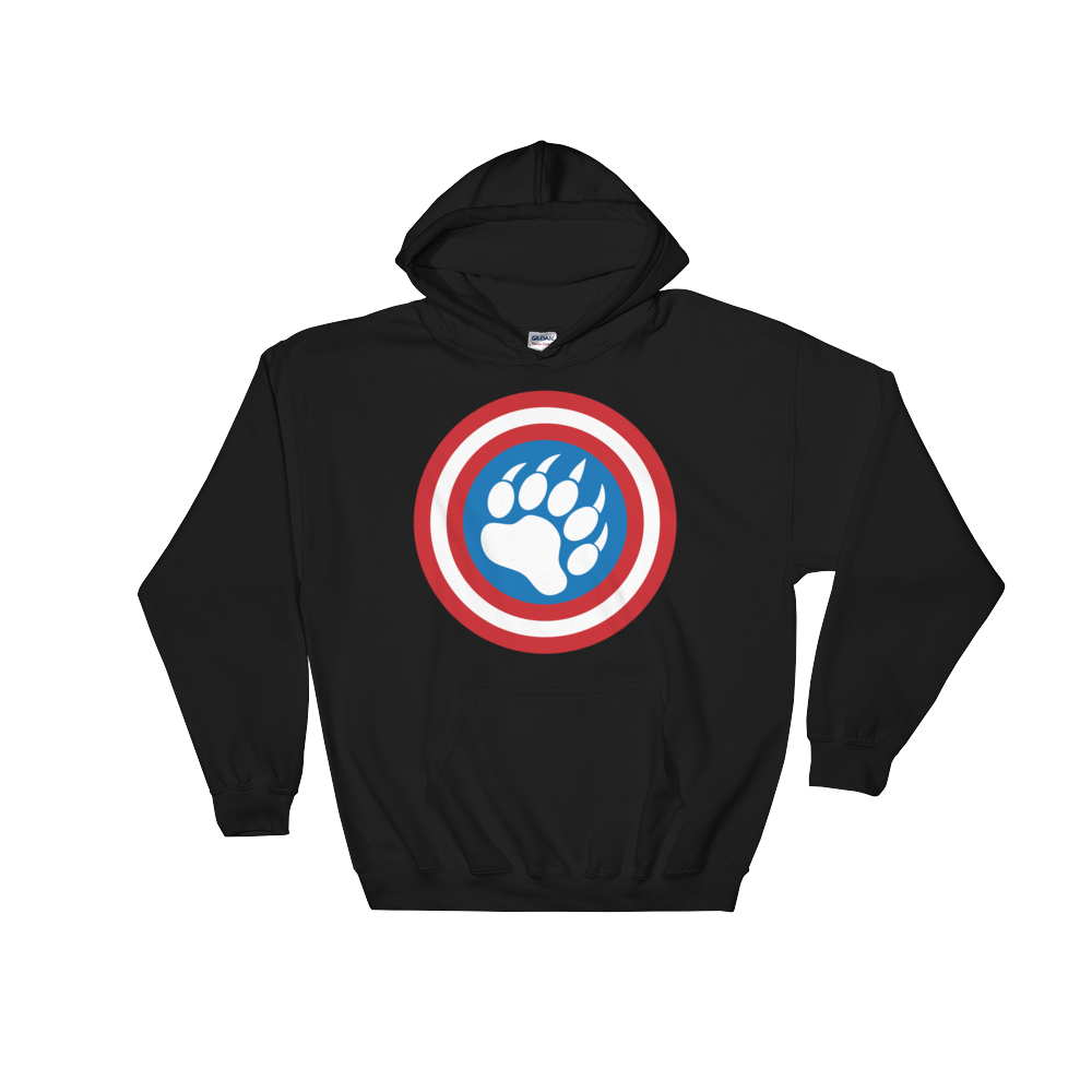 Cap'n Ameribear (Hoodie)-Hoodie-Swish Embassy