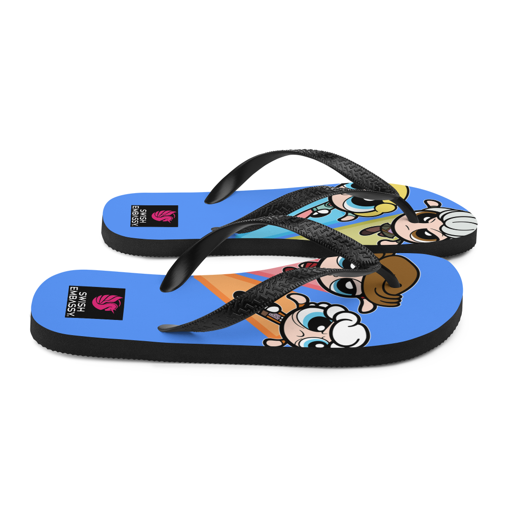 Goldenpuff Girls (Flip Flops)-Flip Flops-Swish Embassy