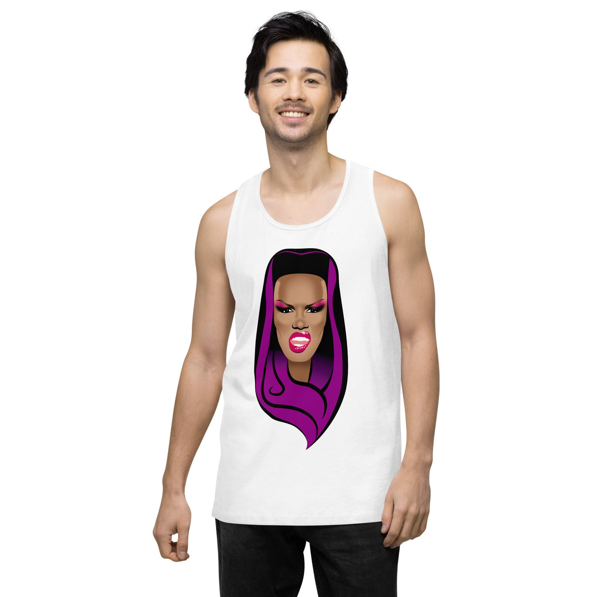 Graceful Hood (Tank Top)-Swish Embassy