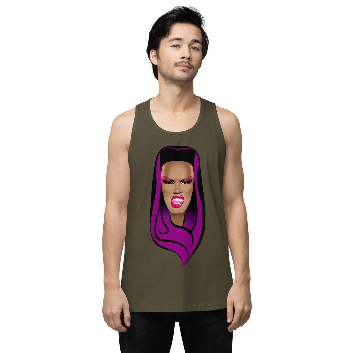 Graceful Hood (Tank Top)-Swish Embassy