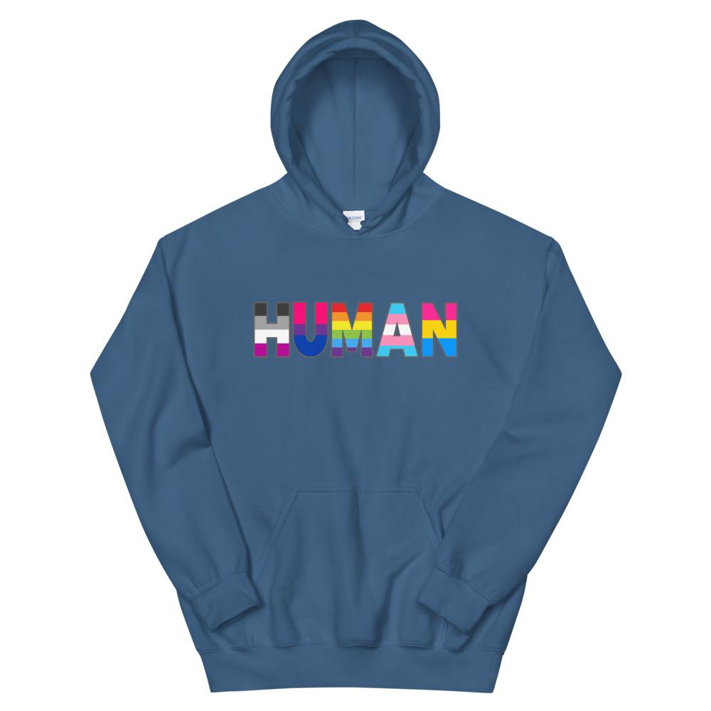 Human (Hoodie)-Hoodie-Swish Embassy